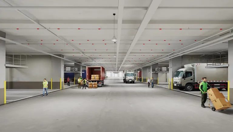 Artist's impression of the 16-metre driveway