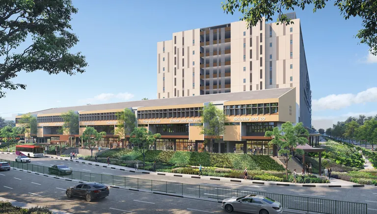 Artist's impression of the Heritage Terrace on Aljunied Road